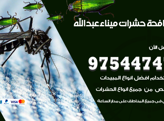 مكافحة حشرات وقوارض ميناء عبدالله